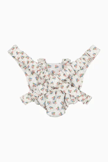 Fruit-embroidered Doll Carrier