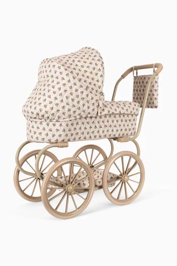 Floral Doll Pram