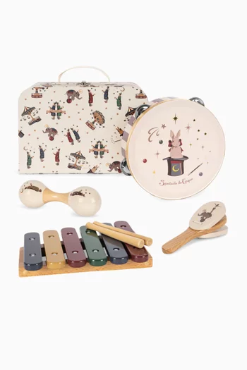 مجموعة أدوات موسيقية بتصميم سيرك