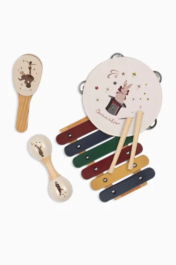 مجموعة أدوات موسيقية بتصميم سيرك