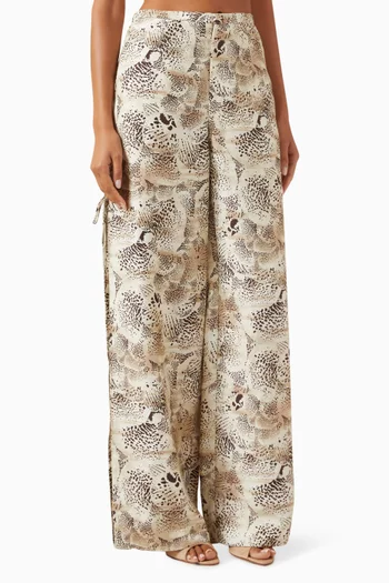 بنطال كارلوس بأربطة جانبية