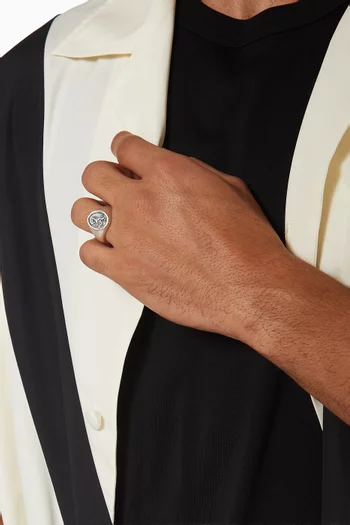 خاتم كاردج فضة إسترلينية