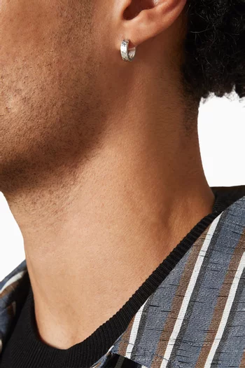 Forge Earring in Sterling Silver