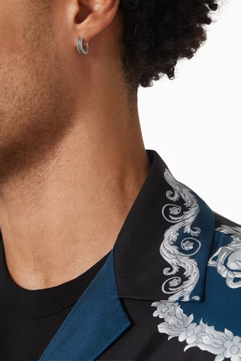 Guard Earring in Sterling Silver