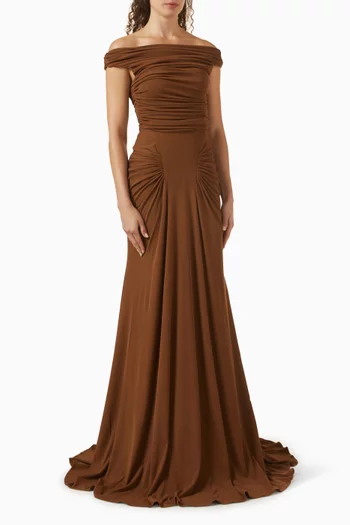 Lani Off-shoulder Maxi Dress