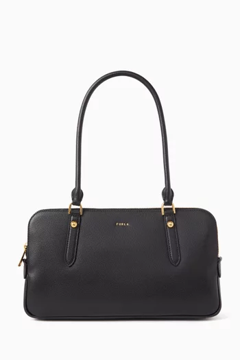 Medium Boston Bag in Leather