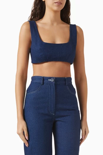 Tie-back Crop Top