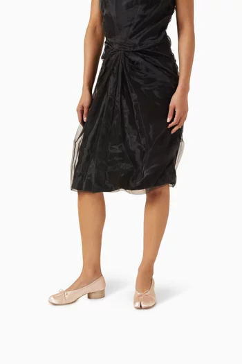 Tabi 30 Ballerina Flats in Satin