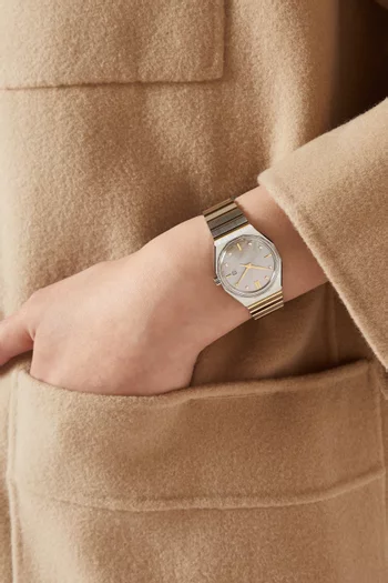 ساعة مارينر كوارتز مرصعة بالماس، 29 مم