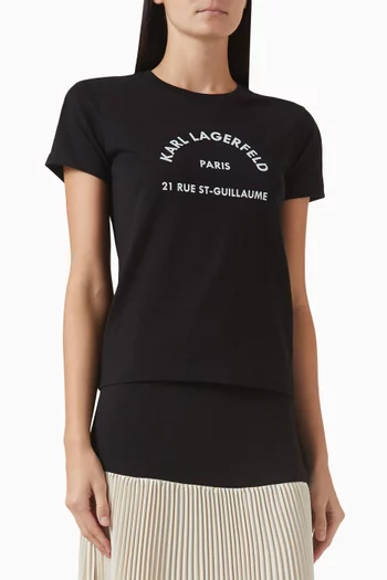 RSG Glitter T-shirt in Cotton-jersey