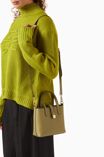 حقيبة يد كيه/اوتوغراف ميني بقفل جلد