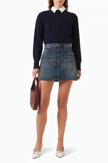 سويت شيرت مطرز قطن