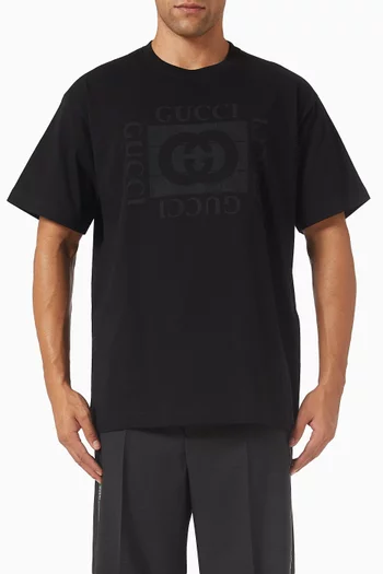 Logo-print T-shirt in Cotton-jersey