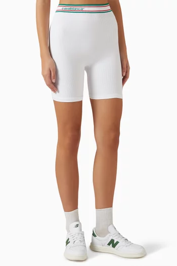 Half-tone Biker Shorts