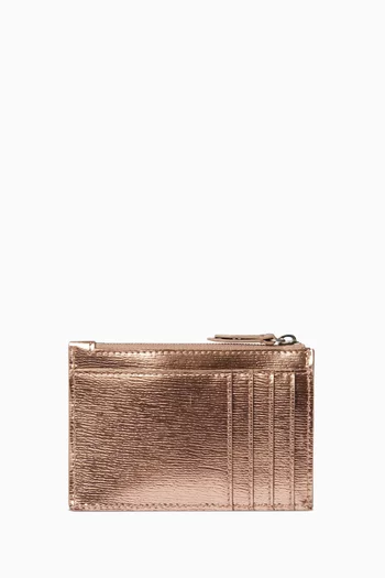 GG Marmont Zip Key Pouch in Patent Leather