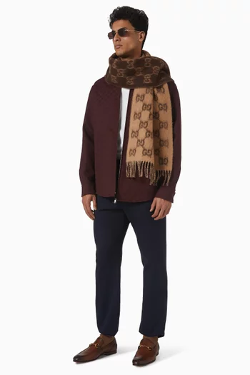 GG Scarf in  Alpaca Wool-blend