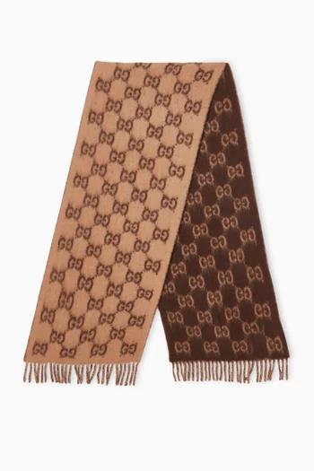 GG Scarf in  Alpaca Wool-blend