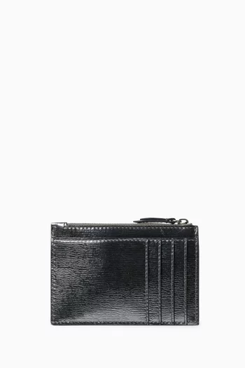 GG Marmont Zip Key Pouch in Patent Leather