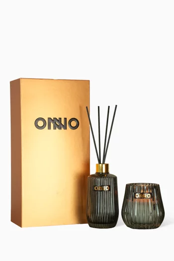 مجموعة هدايا موزع عطر وشمعة اليكتيك زانزيبار