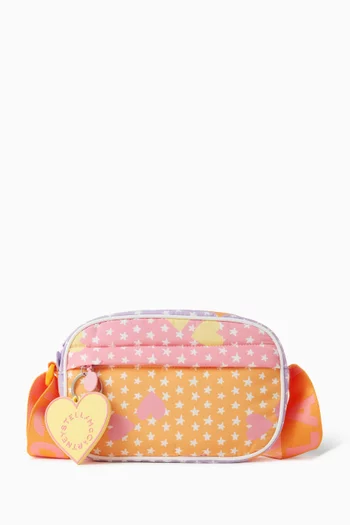 Printed Shoulder Bag in Nylon