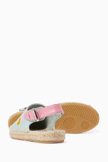 Embroidered Hearts Espadrilles