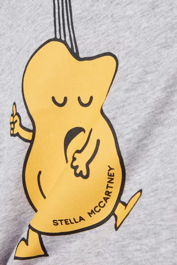 Guitar Print T-Shirt in Cotton