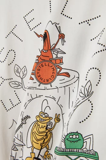 Logo Graphic T-shirt in Cotton