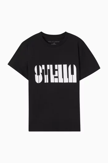 تي شيرت بطبعة مفاتيح بيانو قطن