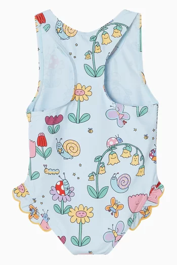 Floral One-piece Swimsuit