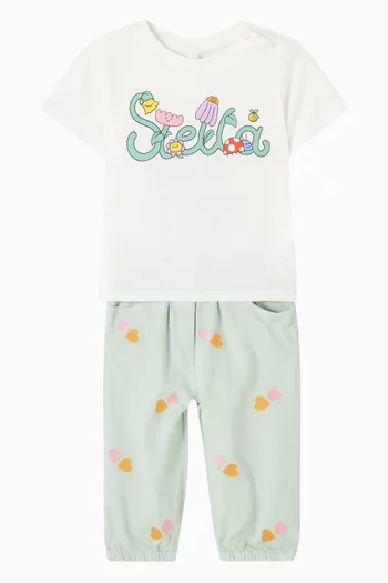 Vine Logo T-shirt in Cotton