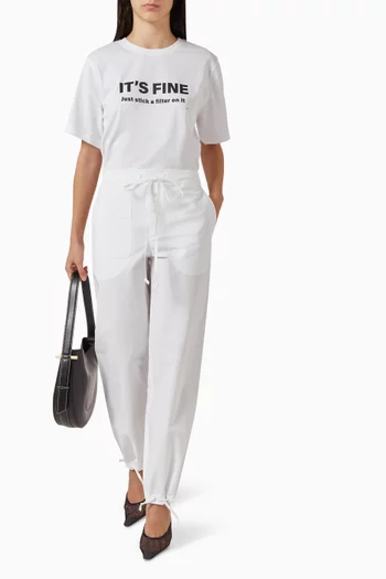 بنطال كارغو برباط تضييق