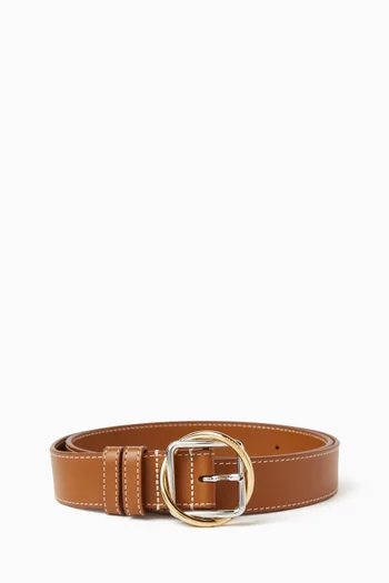 The Salon Belt in Suede