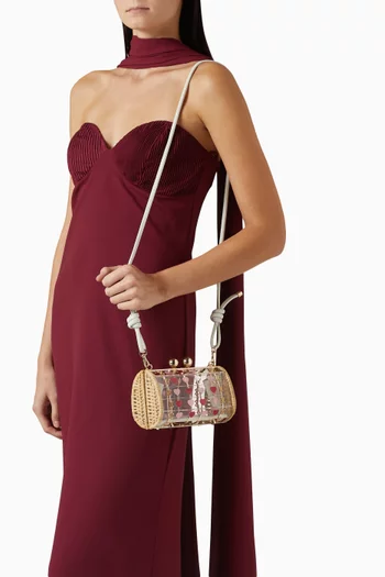 Petit Baoba Full of Love Clutch in Acrylic