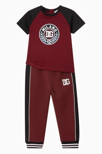 DG-patch Sweatpants in Cotton-fleece