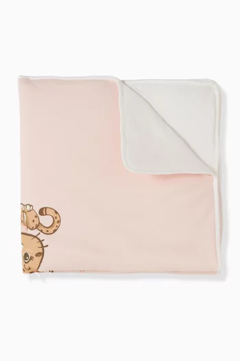 Leopard Baby Blanket in Cotton
