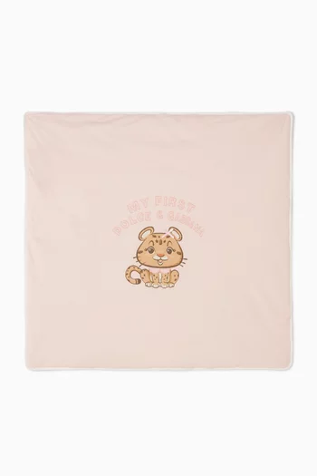 Leopard Baby Blanket in Cotton