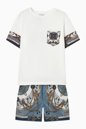 Logo-print T-shirt in Cotton