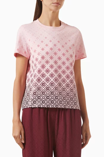 Gradient Monogram T-shirt in Cotton