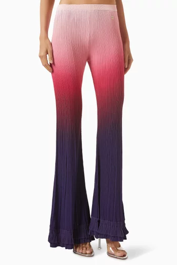 Gradient Ruffle Pants