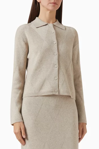 Knit Cardigan in Cashmere