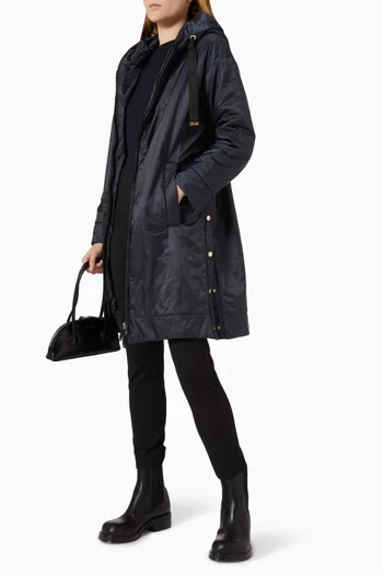 Belted Midi Parka Jacket