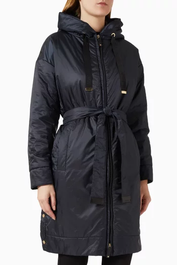 Belted Midi Parka Jacket