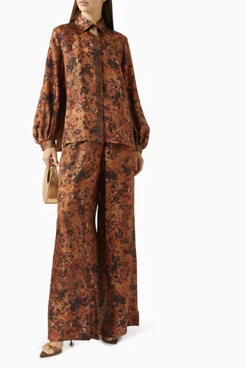 Printed Shirt in Silk