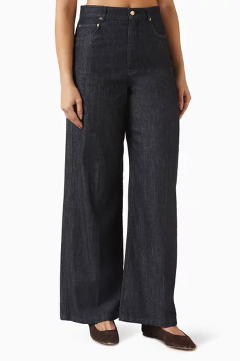 Wide-leg Jeans in Denim