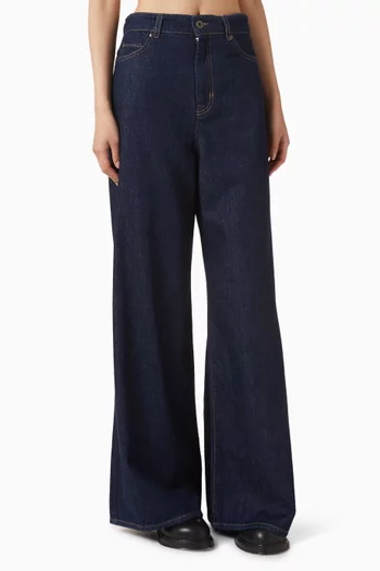 Wide-leg Jeans in Denim