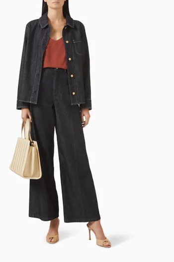 Cami Top in Silk Canvas