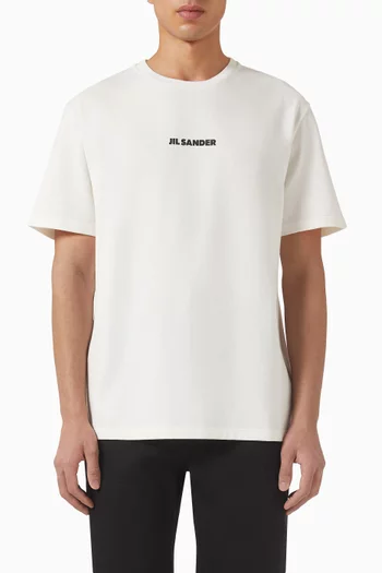 تي شيرت بشعار الماركة قطن