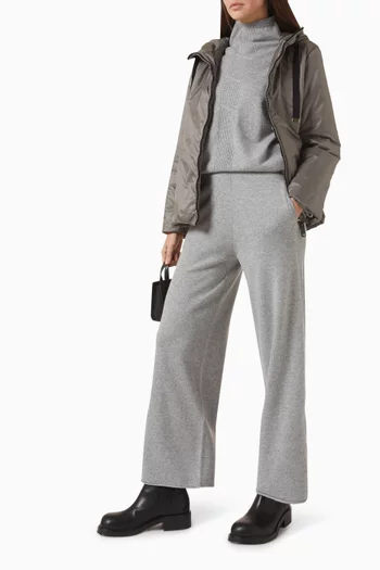 سترة بياقة عالية كشمير