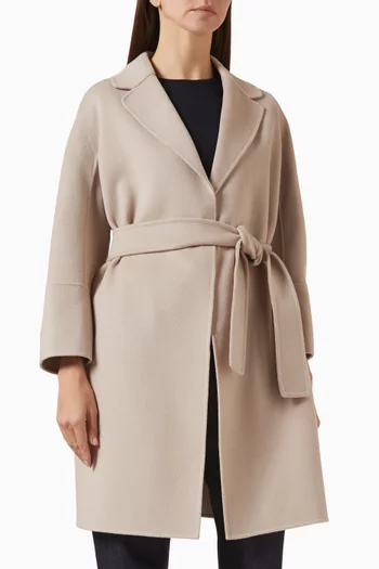 Arona Cocoon-fit Coat in Wool