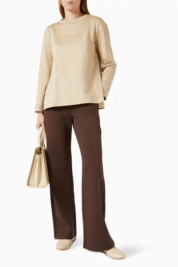 Relaxed-fit Pants in Cotton-jersey